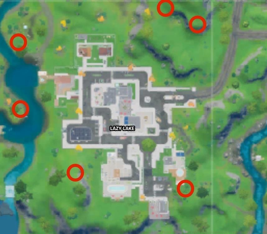 Fireworks locations map